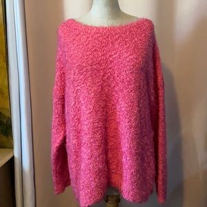 F&F Bright Pink Sweater Size 16 (XL)